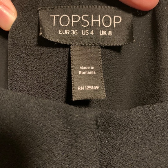 Black TopShop Slip Dress - Picture 5 of 5